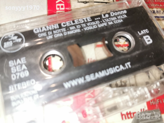 GIANNI CELESTE-ORIGINAL TAPE 2112251927, снимка 3 - Аудио касети - 52868535