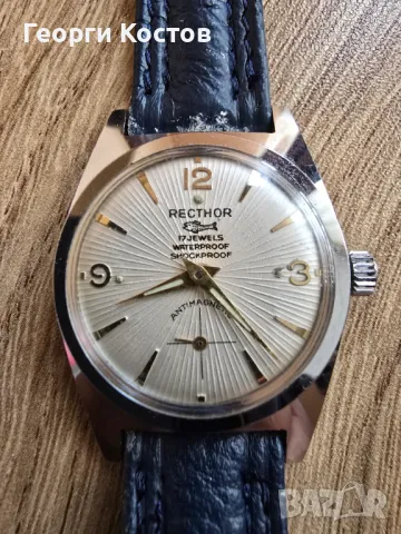 Винтидж механичен часовник "Recthor", снимка 1