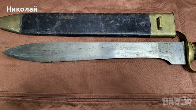 Тесак, нож, щик Швеция морски модел 1848, снимка 7 - Антикварни и старинни предмети - 52997587