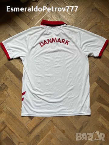 Мъжка футболна тениска Дания, снимка 3 - Спортни дрехи, екипи - 45824788