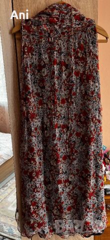 Дълга рокля на цветя Zara, снимка 1 - Рокли - 45604238