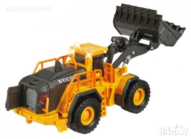 Метална играчка Majorette - Колесен товарач фадрома Volvo, със звукови ефекти 213723001, снимка 2 - Коли, камиони, мотори, писти - 52049757