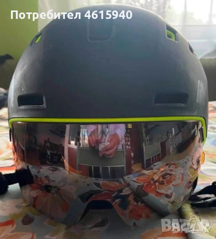 Каска за екстремни спортове HEAD RADAR BLACK  LIME с визьор XL = № 60-63