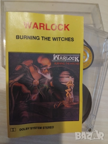 Warlock  – Burning The Witches - аудио касета музика