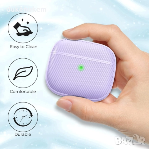 Силиконов калъф, протектор за AirPods 3 Lavender, снимка 6 - Слушалки и портативни колонки - 51754036