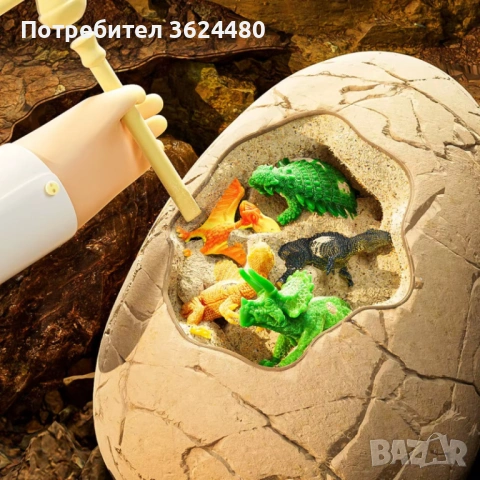 Гигантско Яйце с Динозавърски Изненади и Четка за Почистване 4803, снимка 10 - Други - 53359856