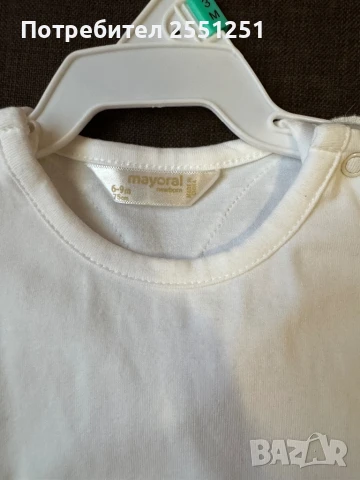 Продавам Бебешка Боди Рокля с Корона, MAYORAL 6-7 м.75 см., снимка 3 - Бебешки рокли - 51116794