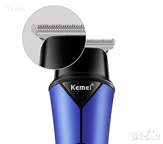 Професионална безжична машинка за подстригване Kemei KM-641 / Дълъг живот на батерията / Батерия: Ли, снимка 7 - Машинки за подстригване - 45681380