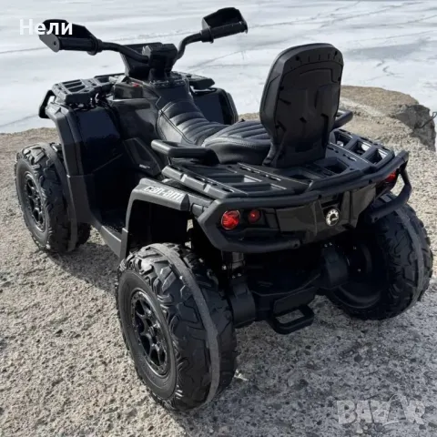 Акумулаторно двуместно бъги Can-Am 4x4  24v батерия, с меки гуми, снимка 4 - Електрически играчки - 50268676