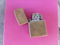 Zippy/Solid Brass Колекционерска Запалка Винтидж., снимка 7