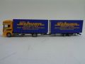 HERPA H0 1/87 SCANIA КАМИОН МОДЕЛ ТИР, снимка 1