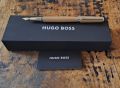 писалка HUGO BOSS Gear Camel метал лого на пръстена и тяло с гланцов лак с екзотичен цвят камила, снимка 2