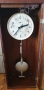 Електромеханичен стенен часовник  Siemens с махало , снимка 3