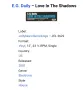 E.G. Daily ‎– Love In The Shadows Maxi Single 12 Made in usa Щатско издание 2001г Стил:Electronic Ho, снимка 2