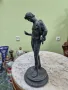 Стара страхотна антикварна френска бронзова фигура статуетка , снимка 8