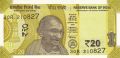 ❤️ ⭐ Индия 2020 20 рупии UNC нова ⭐ ❤️, снимка 2