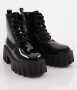Черни лъскави боти, снимка 3