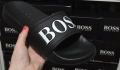 Hugo Boss Мъжки Чехли Хуго Бос - Бели Или Черни Код E1347, снимка 2