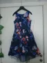 Рокля с флорални мотиви 9-10г, снимка 5
