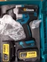 Gisam Безчетков ударен гайковерт 1/2 инчов 1800N.M 18V две батерии, снимка 8