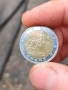 Рядки монети от две евро и едно евро , снимка 12