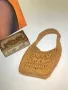 Miu Miu Дамска Бежова Плажна Чанта Миу Миу Код E40, снимка 5