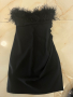 Дамска рокля с пера , снимка 1