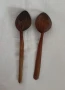 Стари дървени лъжици 2 броя. , снимка 2