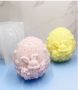 3D яйце с релеф заек с кошница цветя силиконов молд форма за шоколад гипс свещ декор смола, снимка 1 - Форми - 45354202