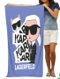 Karl lagerfeld луксозна плажна кърпа , снимка 3