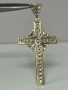 Златна висулка / Златен Кръст - ръчна изработка 14К, снимка 1