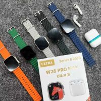 Комплект Smart часовник + TWS слушалки W26 Pro Max ULTRA / Цвят: Черен /няма ЮСБ накрайника директно, снимка 5 - Смарт часовници - 45790494