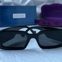 Gucci 2024 дамски слънчеви очила правоъгълни, снимка 4 - Слънчеви и диоптрични очила - 45440689