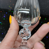 Комплект от 6 кристални чаши за бяло вино/шампанско. , снимка 6 - Чаши - 44969041