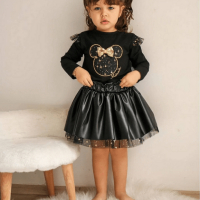 Детски комплект блуза с дълъг ръкав и пола , снимка 2 - Детски комплекти - 44994449