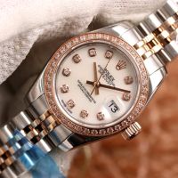 Дамски часовник Rolex Lady-Datejust с автоматичен механизъм, снимка 2 - Дамски - 45110239