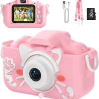 Цифрова камера Envyvip за деца 3-8 години, HD 1080P, 32GB SD карта, снимка 1 - Образователни игри - 45710848