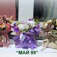 Кожена чантичка с цветя, снимка 4 - Подаръци за жени - 45636202