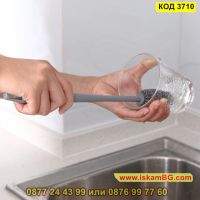 Четка за почистване на чаши и бутилки - Силиконова - КОД 3710, снимка 4 - Други - 45099016