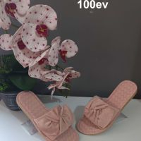 Дамски чехли от Еко кожа с панделка от 36 до 41 номер - 3 цвята, снимка 10 - Чехли - 45496210
