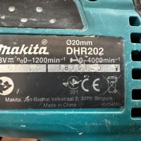 Акумулаторен Перфоратор Makita DHR202 с батерия и зарядно, снимка 3 - Други инструменти - 45891863