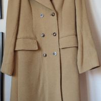 Дамско вълнено палто - цвят камилска вълна, снимка 1 - Палта, манта - 45128655