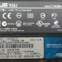 ASUS K52J за части, снимка 11 - Части за лаптопи - 45062534