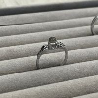 Уникален сребърен пръстен с цирконий, снимка 1 - Пръстени - 45316986
