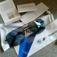 НОВИ мъжки слънчеви очила BMW Motorsport, черна рамка, авиатор, поляризация ОРИГИНАЛЕН ПРОДУКТ, снимка 1 - Слънчеви и диоптрични очила - 45463112