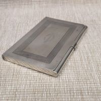 Стара Сребърна Кутия за Цигари 0.925 Англия , снимка 6 - Антикварни и старинни предмети - 45668133