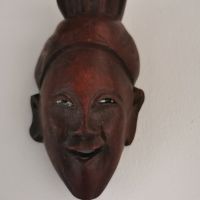Африканска маска Бауле, снимка 2 - Антикварни и старинни предмети - 45725630