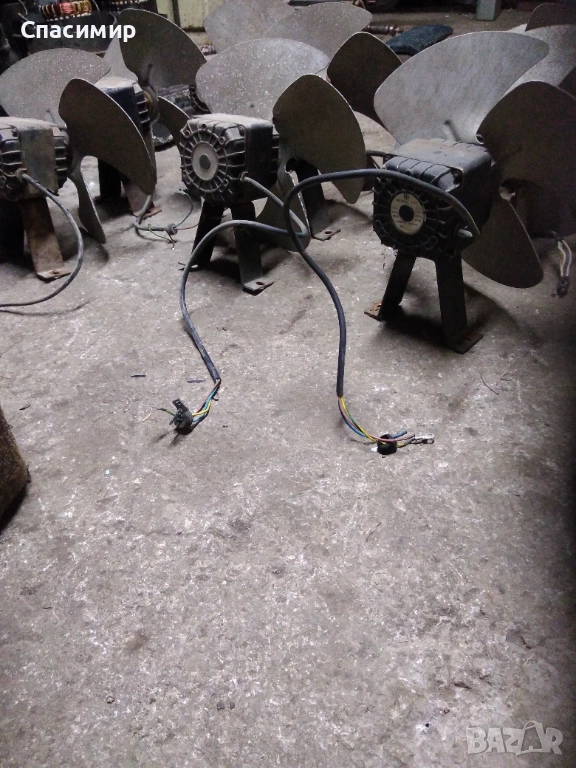 Вентилатори 8 бр монофазни български по 90w , снимка 1