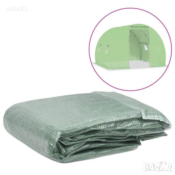 vidaXL Резервно покривало за парник (6 м²), 200x300x200 см, зелено（SKU:316442, снимка 1