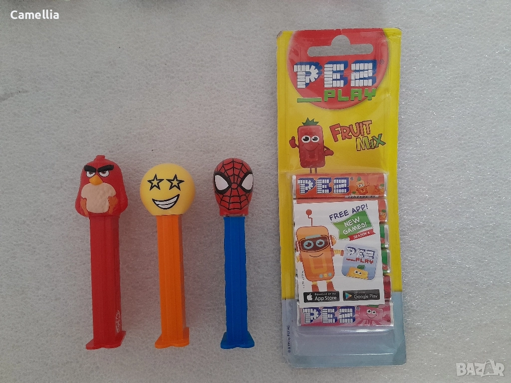 PEZ диспенсъри ПЕЗ + бонбони, снимка 1